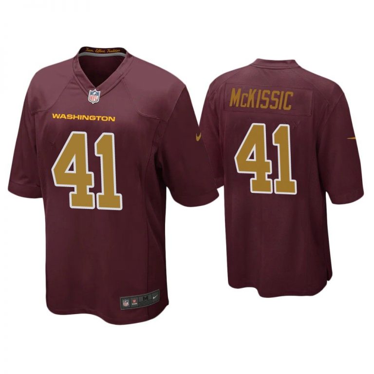 Men J.D. McKissic Washington Football Team Burgundy Alternate Game Jersey