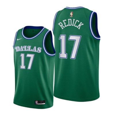 Men J.J. Redick Mavericks #17 Green Classic Edition Jersey