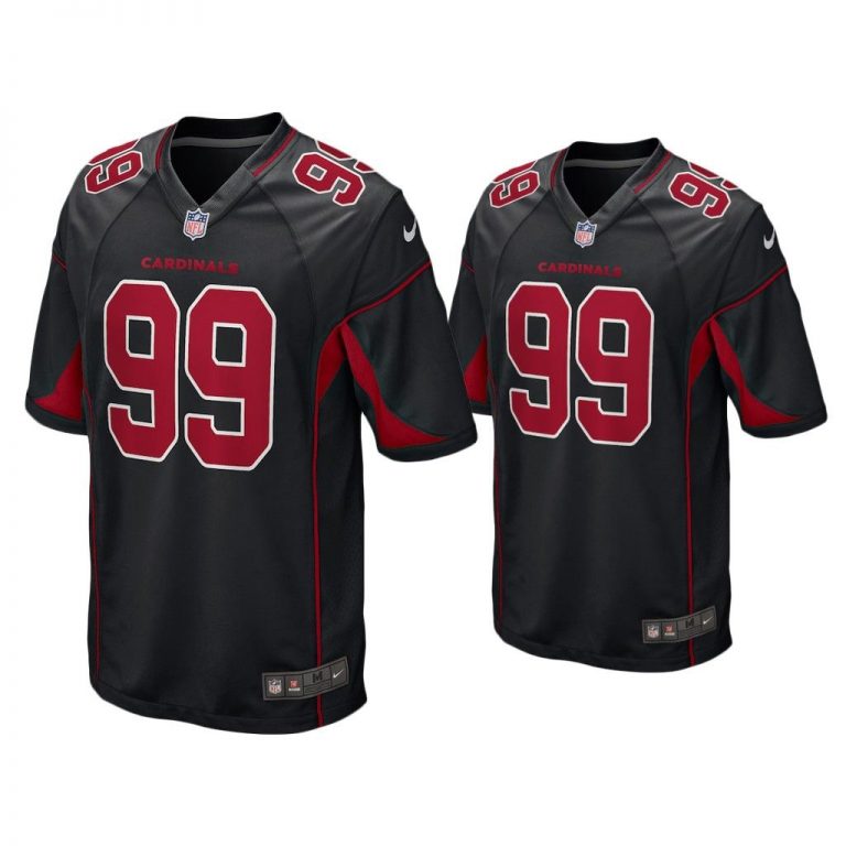 Men J.J. Watt Arizona Cardinals Black 2nd Alternate Game Jersey