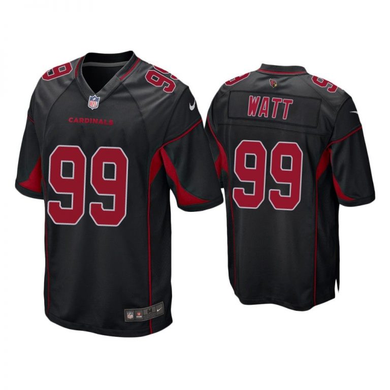 Men J.J. Watt Arizona Cardinals Black Alternate Game Jersey