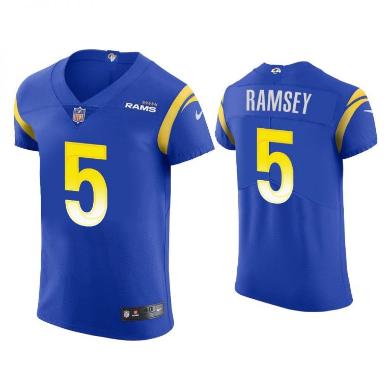 Men Jalen Ramsey Los Angeles Rams Royal Vapor Elite Jersey