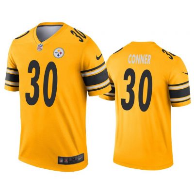 Men James Conner Pittsburgh Steelers Gold Inverted Legend Jersey