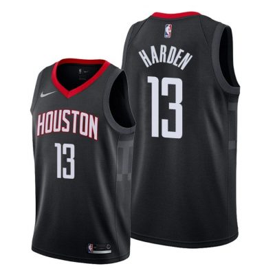 Men James Harden Houston Rockets #13 Black 2018-19 Statement Jersey