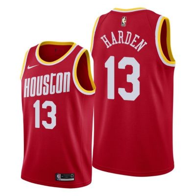 Men James Harden Houston Rockets #13 Men 2019-20 Hardwood Classics Jersey