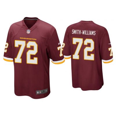 Men James Smith-Williams Washington Football Team Burgundy Game Jersey