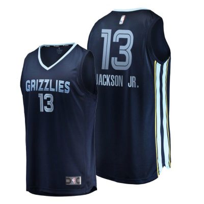 Men Jaren Jackson Jr. Memphis Grizzlies #13 Navy Icon Replica Jersey