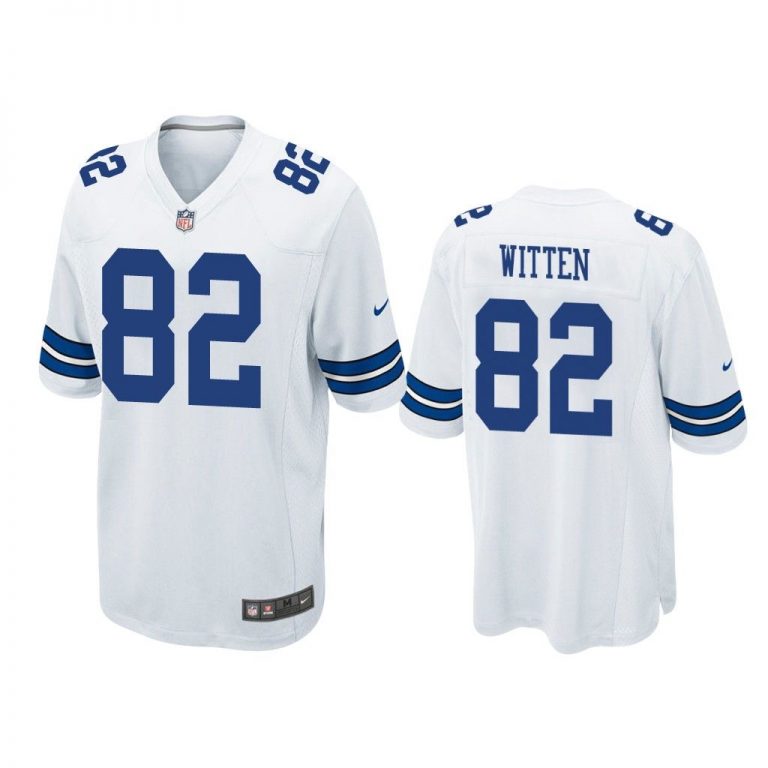 Men Jason Witten #82 Dallas Cowboys White Game Jersey