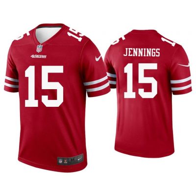 Men Jauan Jennings San Francisco 49ers Scarlet Legend Jersey