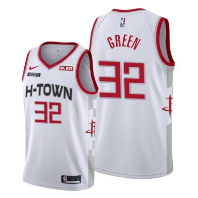 Men Jeff Green Houston Rockets #32 2019-20 City Jersey - White