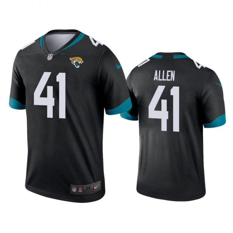 Men Josh Allen #41 Jacksonville Jaguars Black Legend Jersey