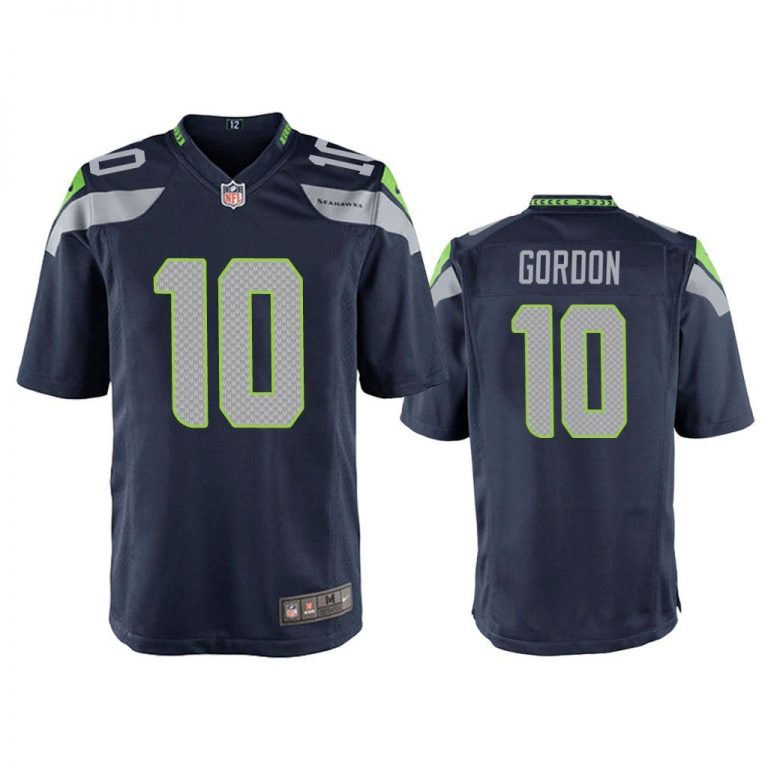 Men Josh Gordon Seattle Seahawks College Navy Game Jersey