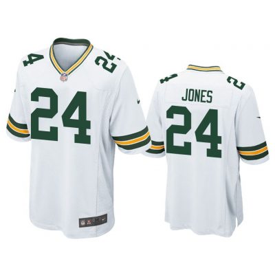 Men Josh Jones Green Bay Packers White Game Jersey