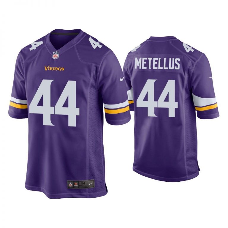 Men Josh Metellus Minnesota Vikings Purple Game Jersey