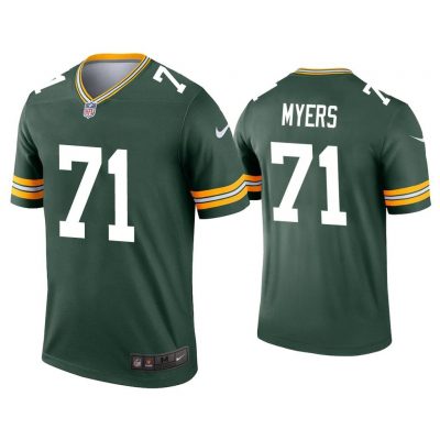Men Josh Myers Green Bay Packers Green Legend Jersey