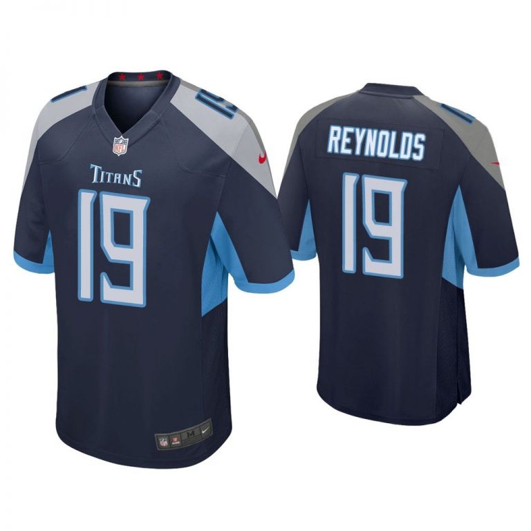 Men Josh Reynolds Tennessee Titans Navy Game Jersey