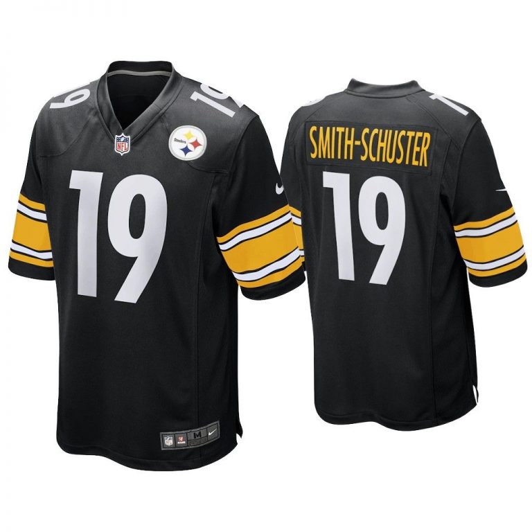 Men JuJu Smith-Schuster Pittsburgh Steelers Black Game Jersey