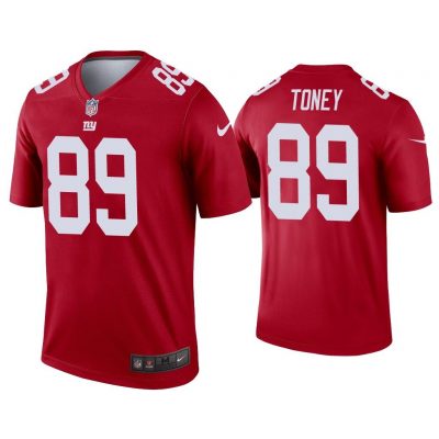 Men Kadarius Toney New York Giants Red Inverted Legend Jersey