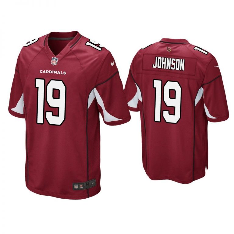 Men KeeSean Johnson Arizona Cardinals Cardinal Game Jersey