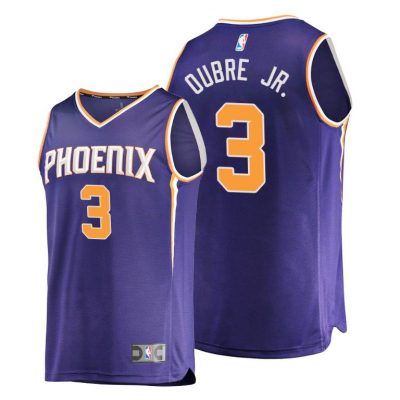 Men Kelly Oubre Jr. Phoenix Suns #3 Purple Icon Replica Jersey