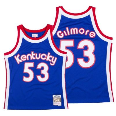 Men Kentucky Colonels Artis Gilmore Aba Hardwood Classics 1974-75 Royal Jersey