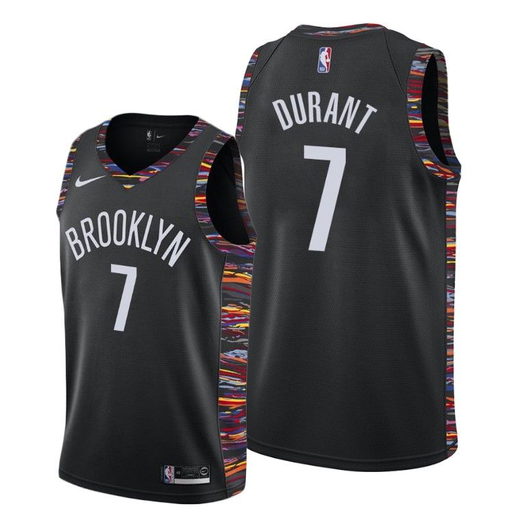 Men Kevin Durant Brooklyn Nets #7 Men 2019-20 City Jersey