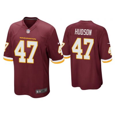 Men Khaleke Hudson Washington Football Team Burgundy Game Jersey