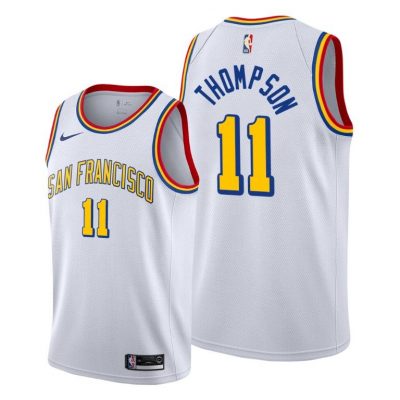 Men Klay Thompson Golden State Warriors #11 Men 2019-20 Classic Edition Jersey