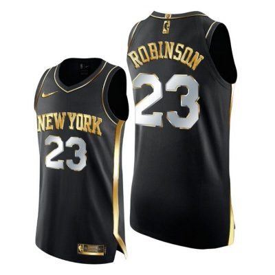 Men Knicks #23 Mitchell Robinson Robinson Golden Edition 2020-21 Jersey Limited