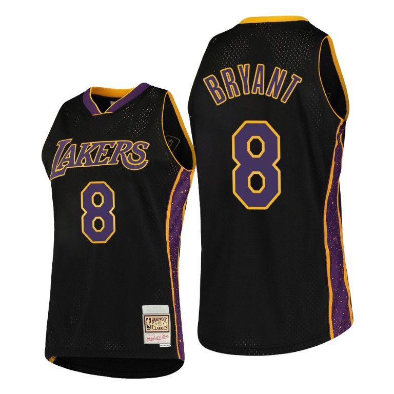 Men Kobe Bryant Lakers Mamba #8 Rings Collection Black Jersey