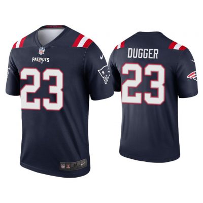 Men Kyle Dugger New England Patriots Navy Legend Jersey