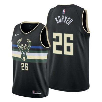 Men Kyle Korver Milwaukee Bucks #26 Men 2019-20 Statement Edition Jersey