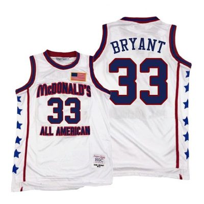 Men Lakers Kobe Bryant 1996 Mcdonald s All-American White Jersey Limited Edition