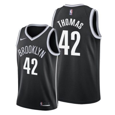 Men Lance Thomas Brooklyn Nets 2020 Icon Jersey - Black
