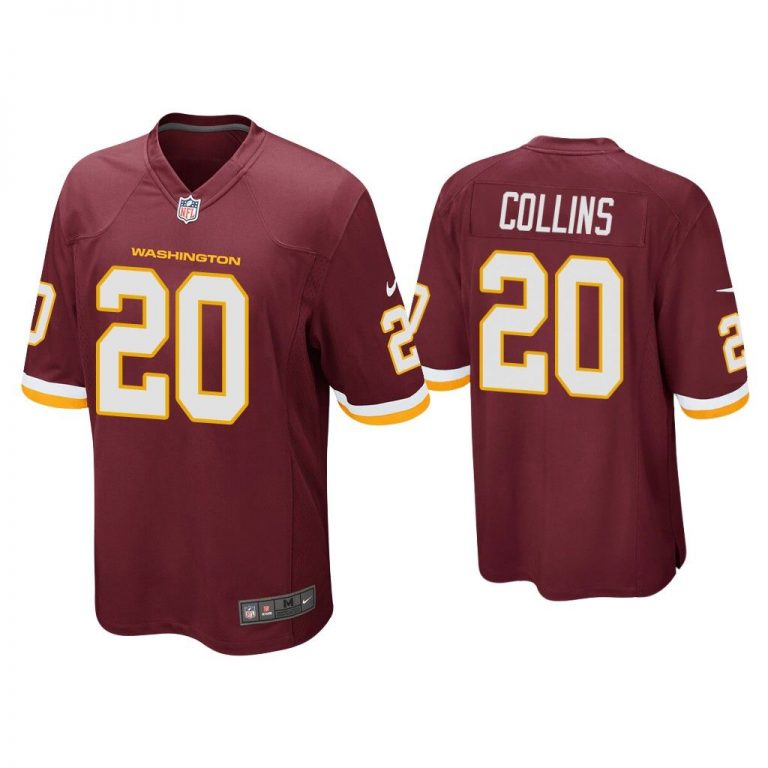 Men Landon Collins Washington Football Team Burgundy Game Jersey