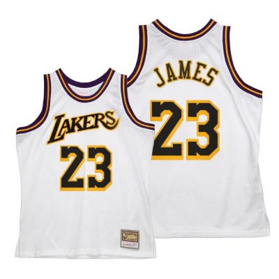 Men LeBron James LA Lakers #23 Reload 2.0 Hardwood Classics Jersey