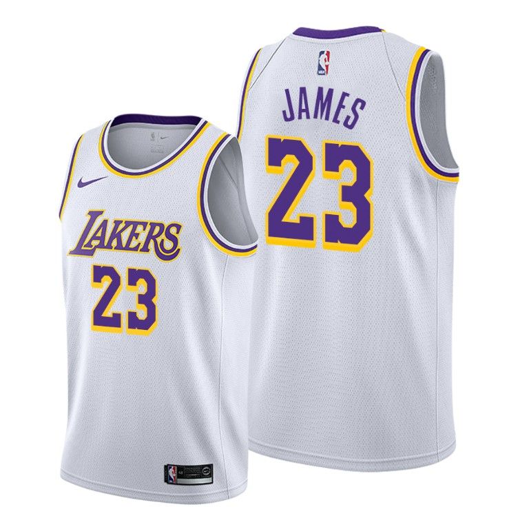 Men LeBron James Los Angeles Lakers #23 Men 2019-20 Association Jersey