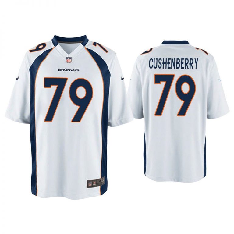 Men Lloyd Cushenberry Denver Broncos White Game Jersey