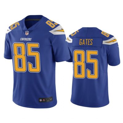Men Los Angeles Chargers Antonio Gates #85 Royal Color Rush Limited Jersey