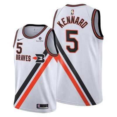 Men Los Angeles Clippers Luke Kennard 2020-21 White City Jersey