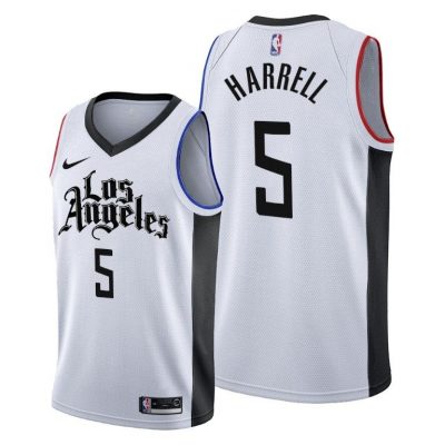 Men Los Angeles Clippers Montrezl Harrell White 2019-20 City Edition Jersey