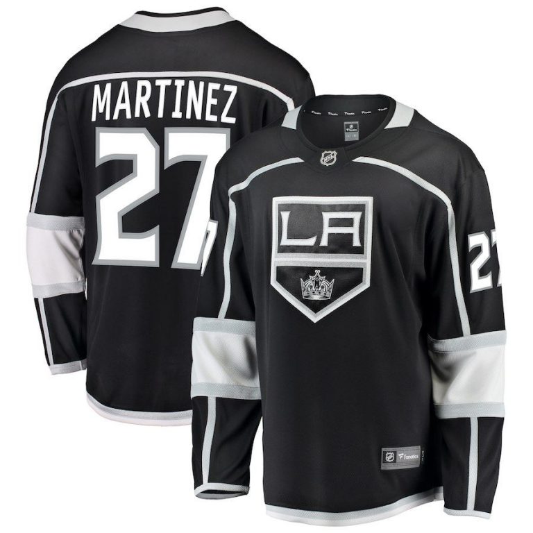 Men Los Angeles Kings Alec Martinez Black Breakaway Jersey