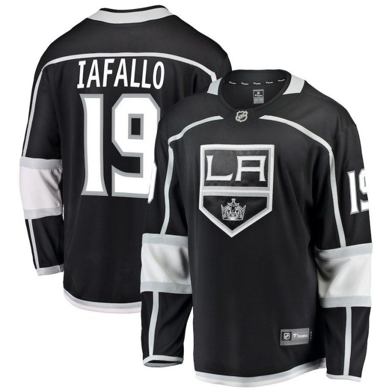 Men Los Angeles Kings Alex Iafallo Black Breakaway Jersey