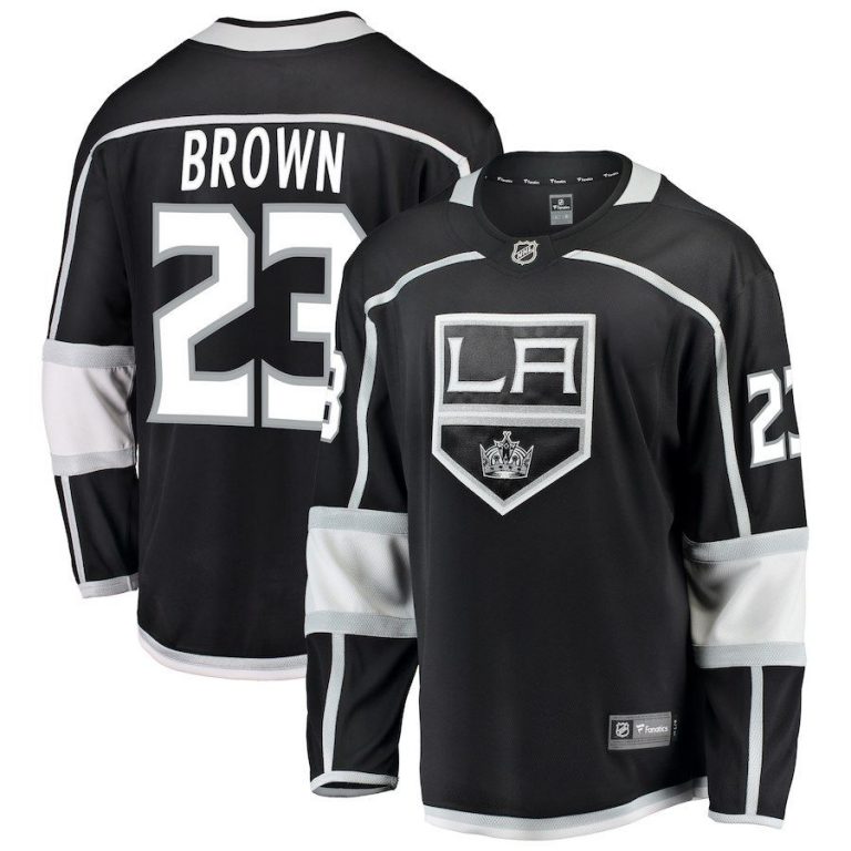 Men Los Angeles Kings Dustin Brown Black Breakaway Jersey