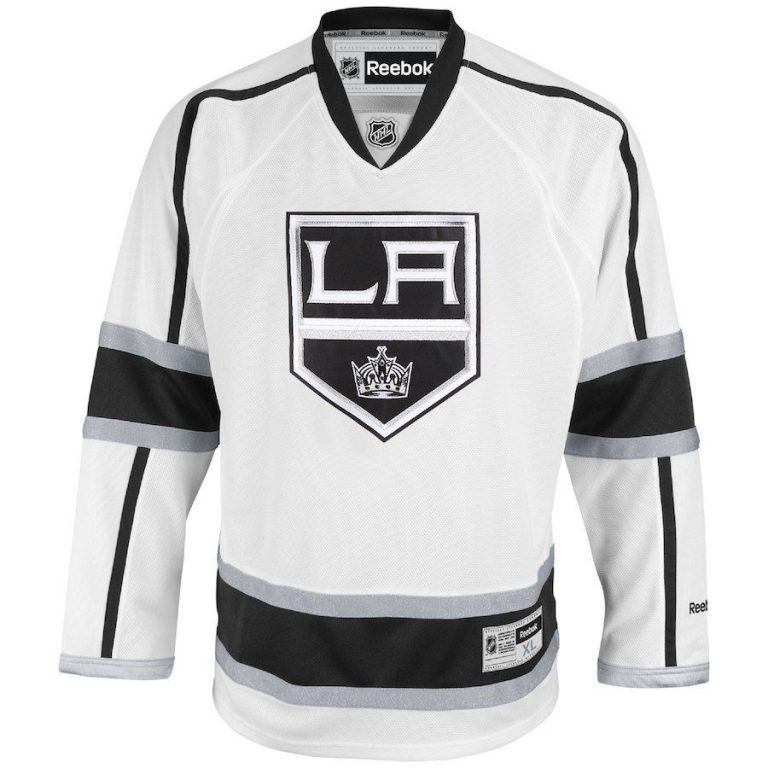 Men Los Angeles Kings Reebok White Premier Away Jersey