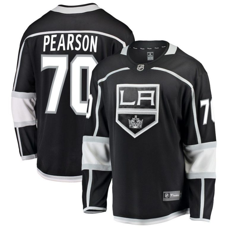 Men Los Angeles Kings Tanner Pearson Black Breakaway Jersey