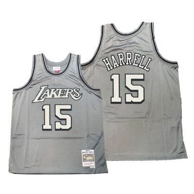 Men Los Angeles Lakers Montrezl Harrell Hardwood Classics Gray Metal Works Jersey