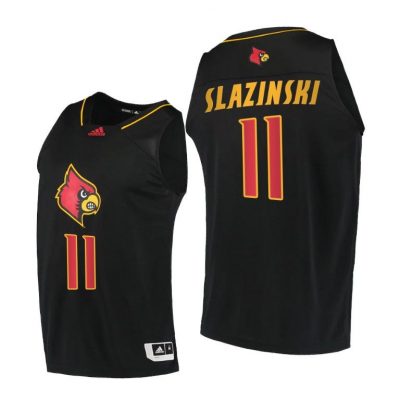 Men Louisville Cardinals Quinn Slazinski #11 Black Alternate 2020-21 Jersey