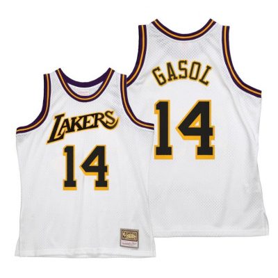 Men Marc Gasol LA Lakers #14 Reload 2.0 Hardwood Classics Jersey