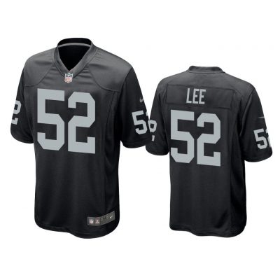 Men Marquel Lee Oakland Raiders Black Game Jersey