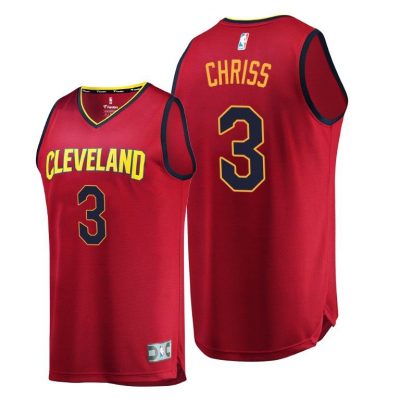 Men Marquese Chriss Cleveland Cavaliers #3 Wine Icon Replica Jersey